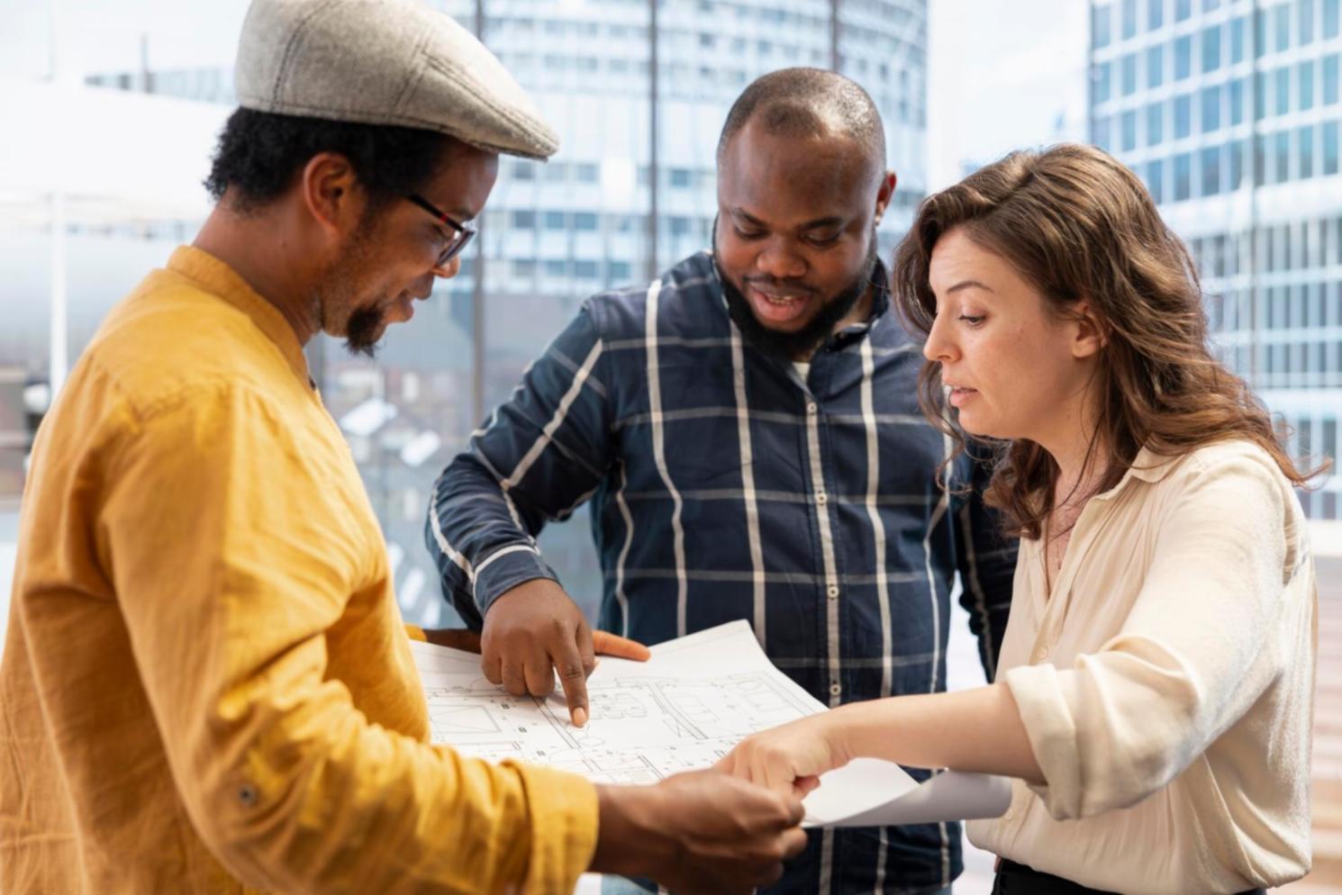 Detaillierte Finanzanalyse mit Diagrammen und Geschäftsberichten